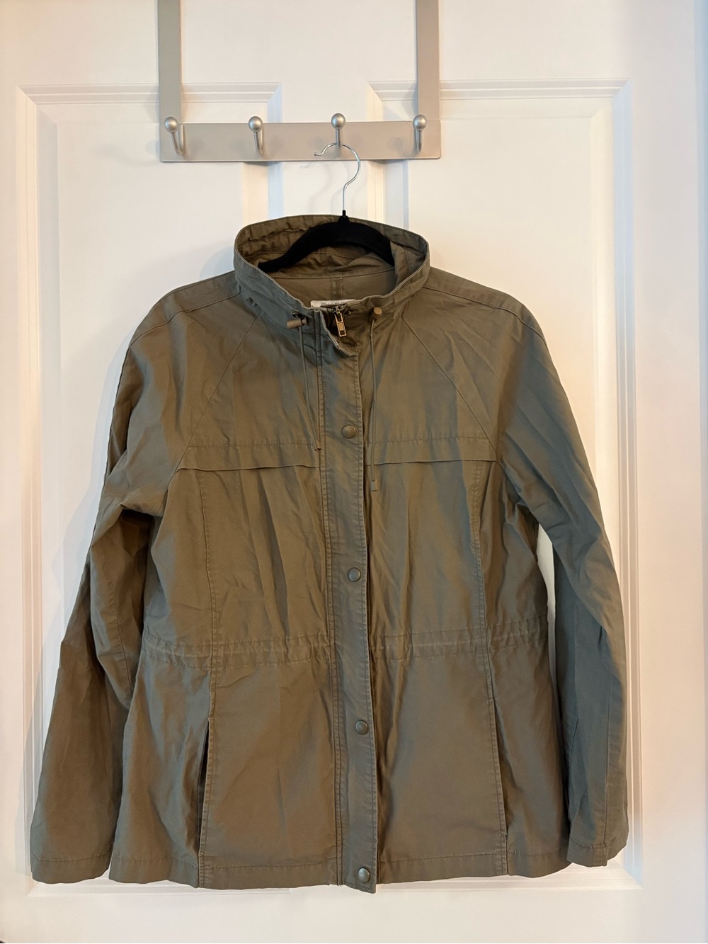 ALFRED SUNG Olive/Brown Cotton Jacket